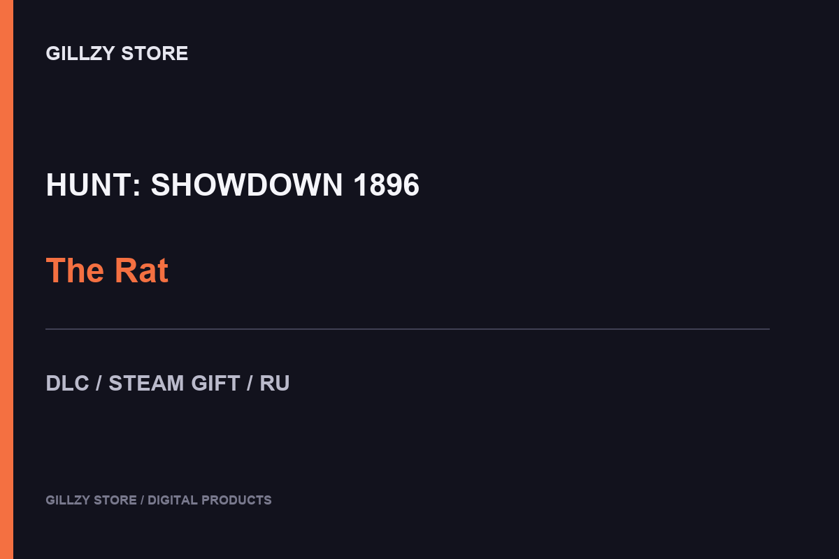 Hunt: Showdown — The Rat