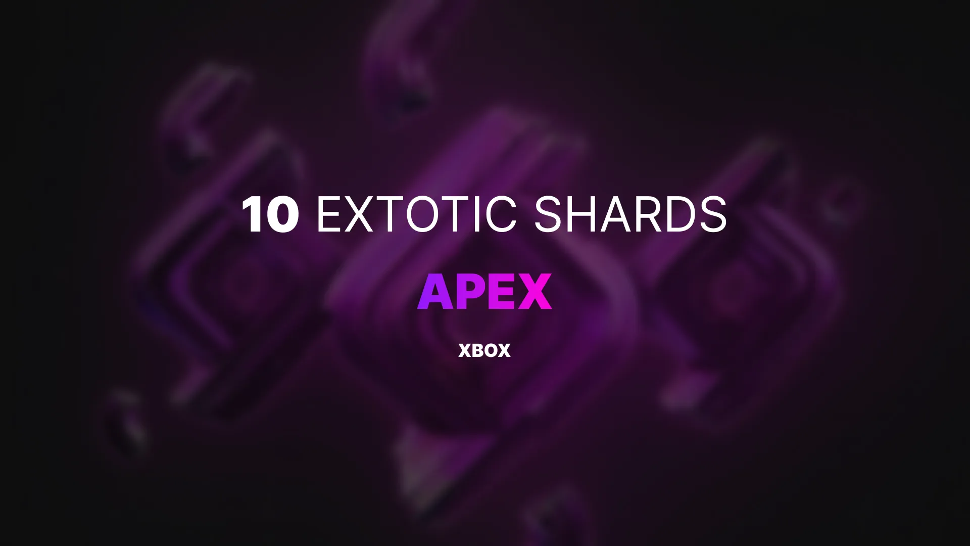 Купить 10 Exotic Shards Apex Legends XBOX