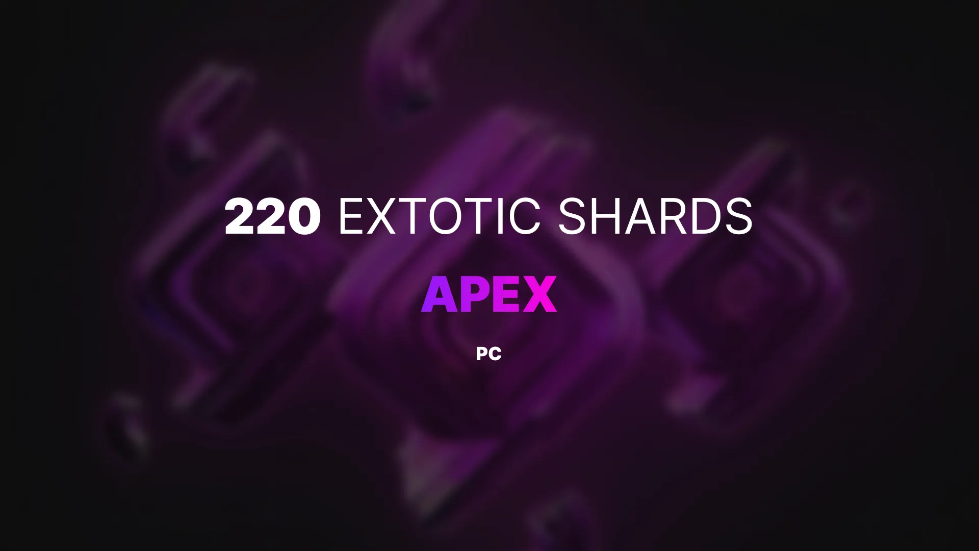 Купить 220 Exotic Shards Apex Legends PC