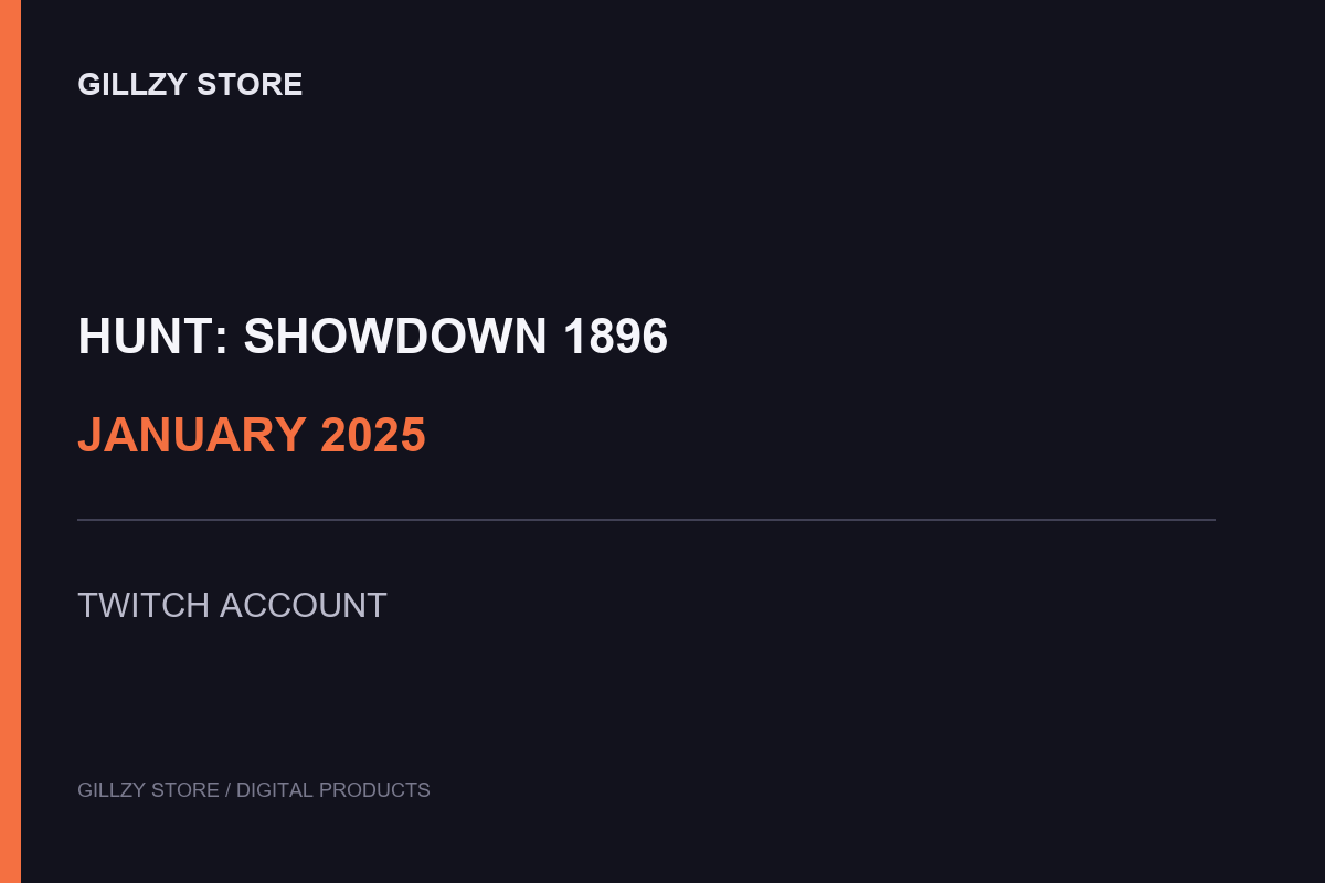 Hunt Twitch Drops — январь 2025