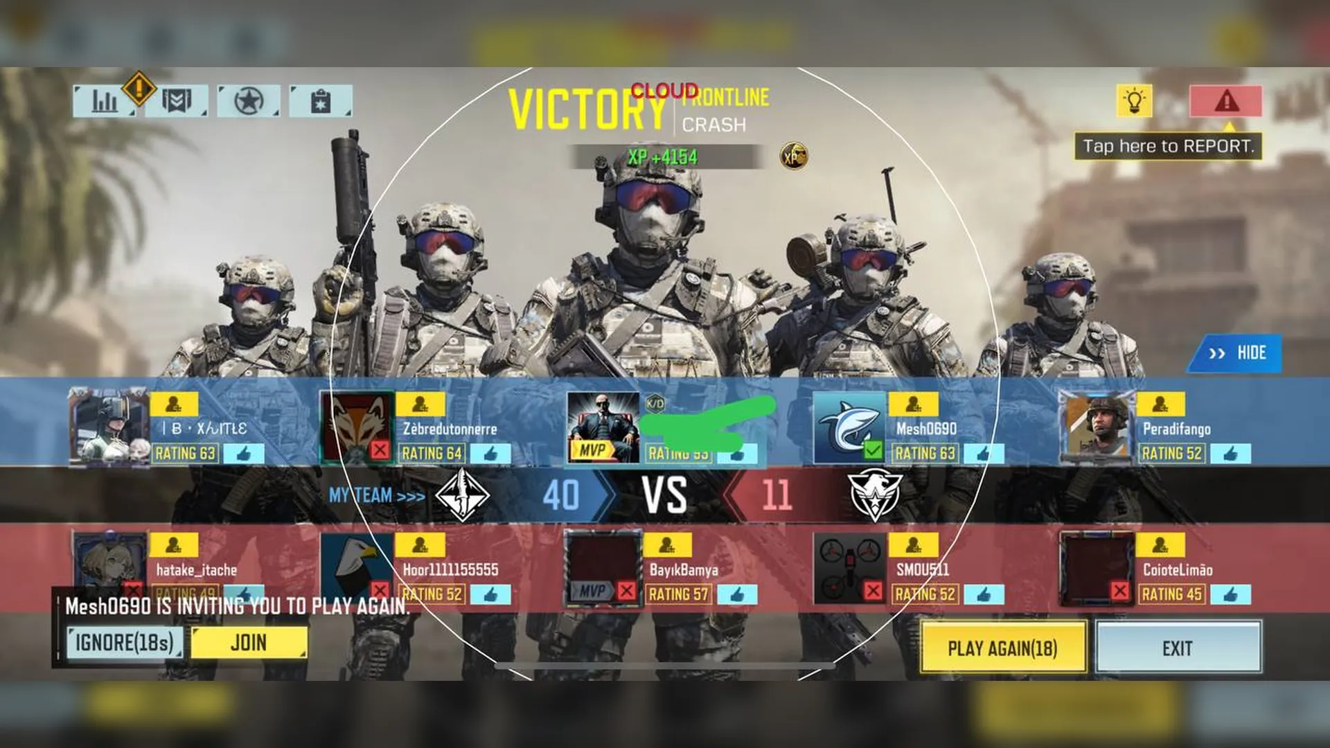 Приватный чит Cloud на Call Of Duty Mobile