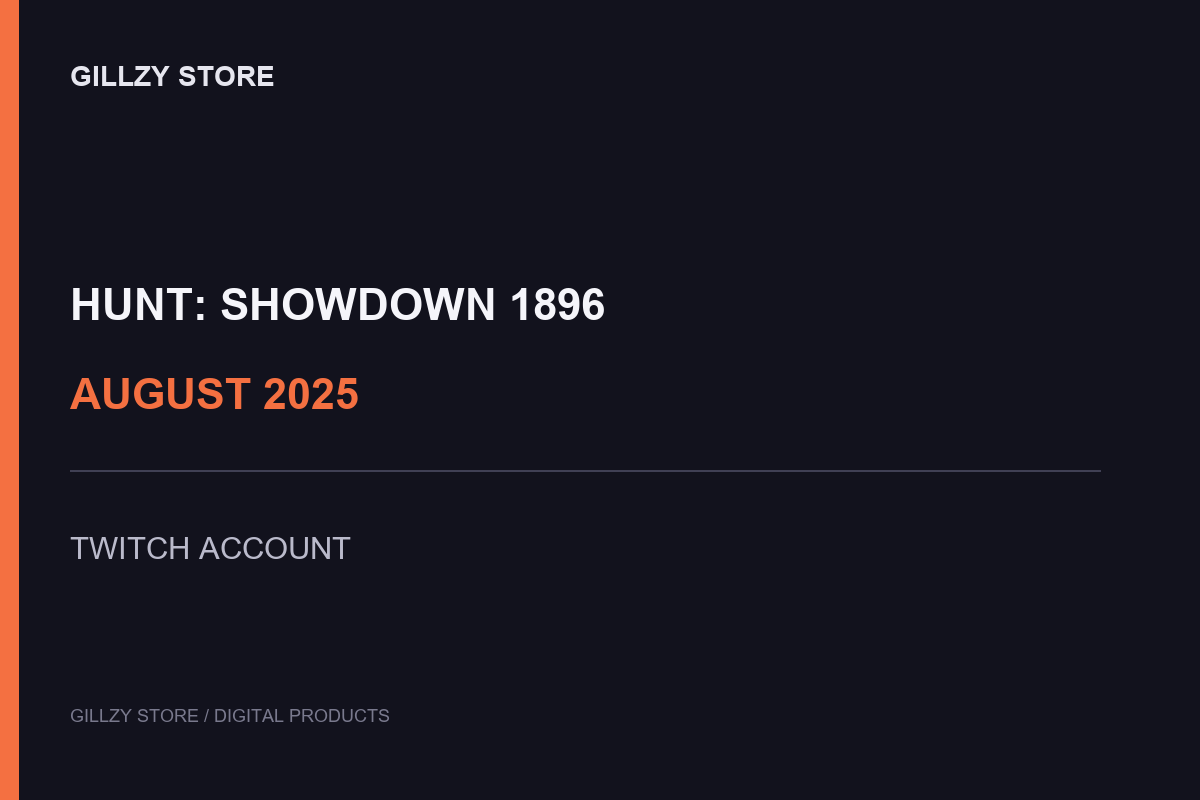 Hunt Twitch Drops — август 2025
