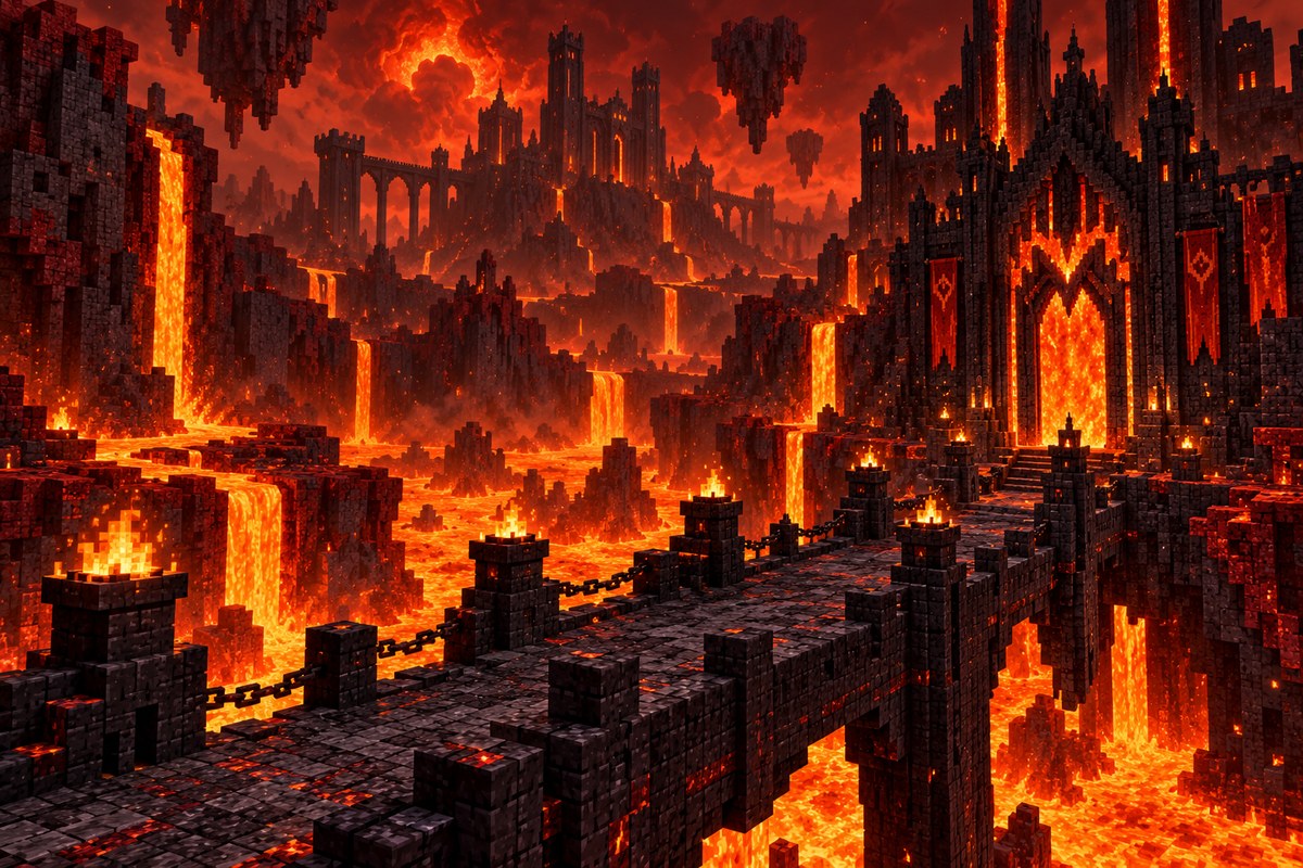 Minecraft Dungeons: Flames of the Nether для PC