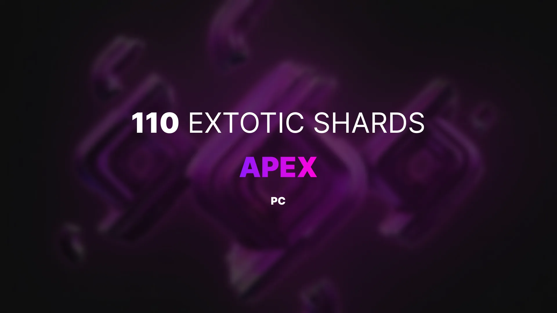 Купить 110 Exotic Shards Apex Legends PC