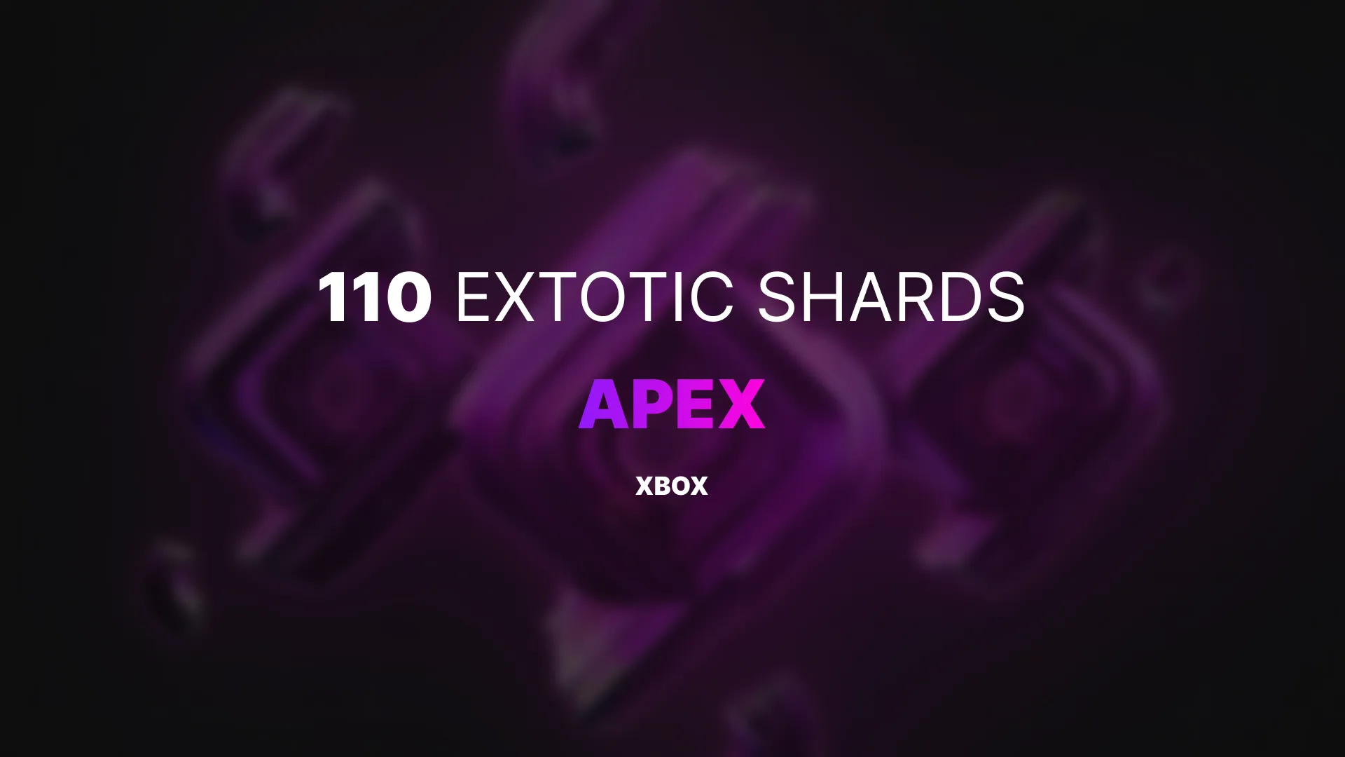 Купить 110 Exotic Shards Apex Legends XBOX