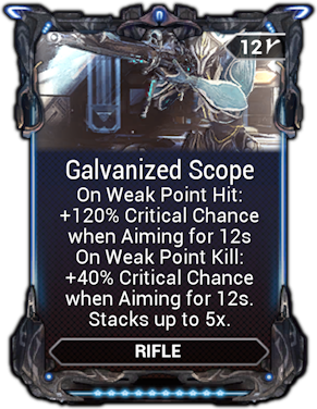 Galvanized Scope — мод Warframe