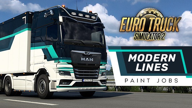 Euro Truck Simulator 2 - Modern Lines Paint Jobs Pack