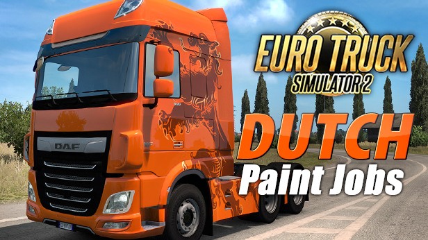 Euro Truck Simulator 2 - Dutch Paint Jobs Pack