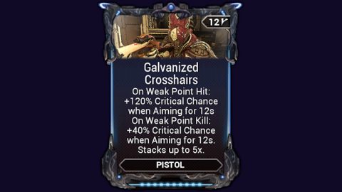 Galvanized Crosshairs — мод Warframe