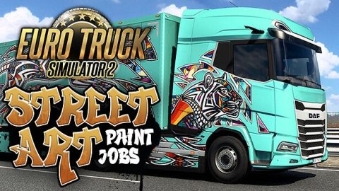 Euro Truck Simulator 2 - Street Art Paint Jobs Pack
